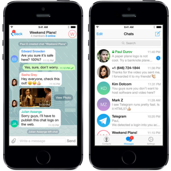 Telegram for Iphone 2