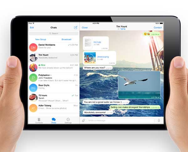 telegram for ipad 2